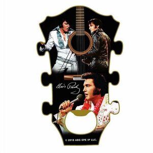 Elvis Presley Guitar Magnet Bottle Opener Neck Magnetic New Rock and Roll Photos